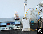 Combustion sulfur testing device